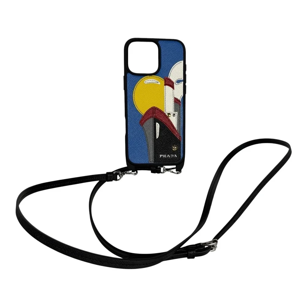 Men's iPhone 16 Pro Max Steamboat Saffiano Leather Phone Case 1ZH211